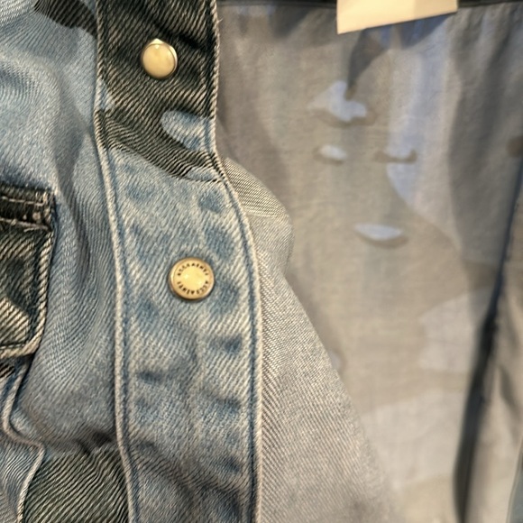 ALL SAINTS DENIM MIDI SHIRT DRESS - Picture 11 of 13